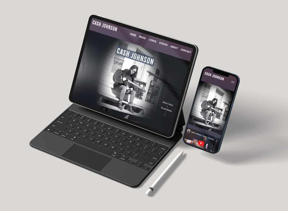 Cash Johnson // Website Creation