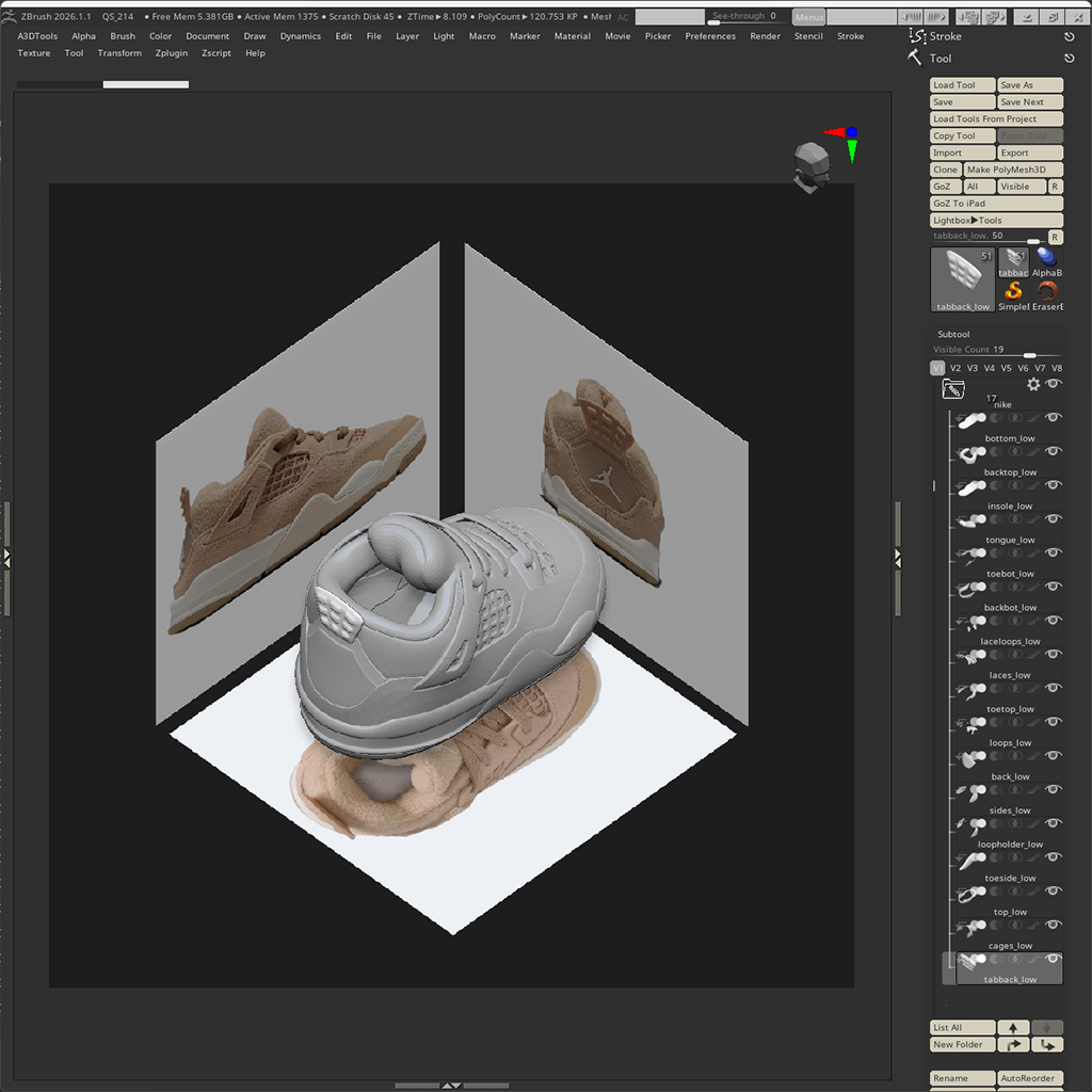 Subtool Prep for FBX Export