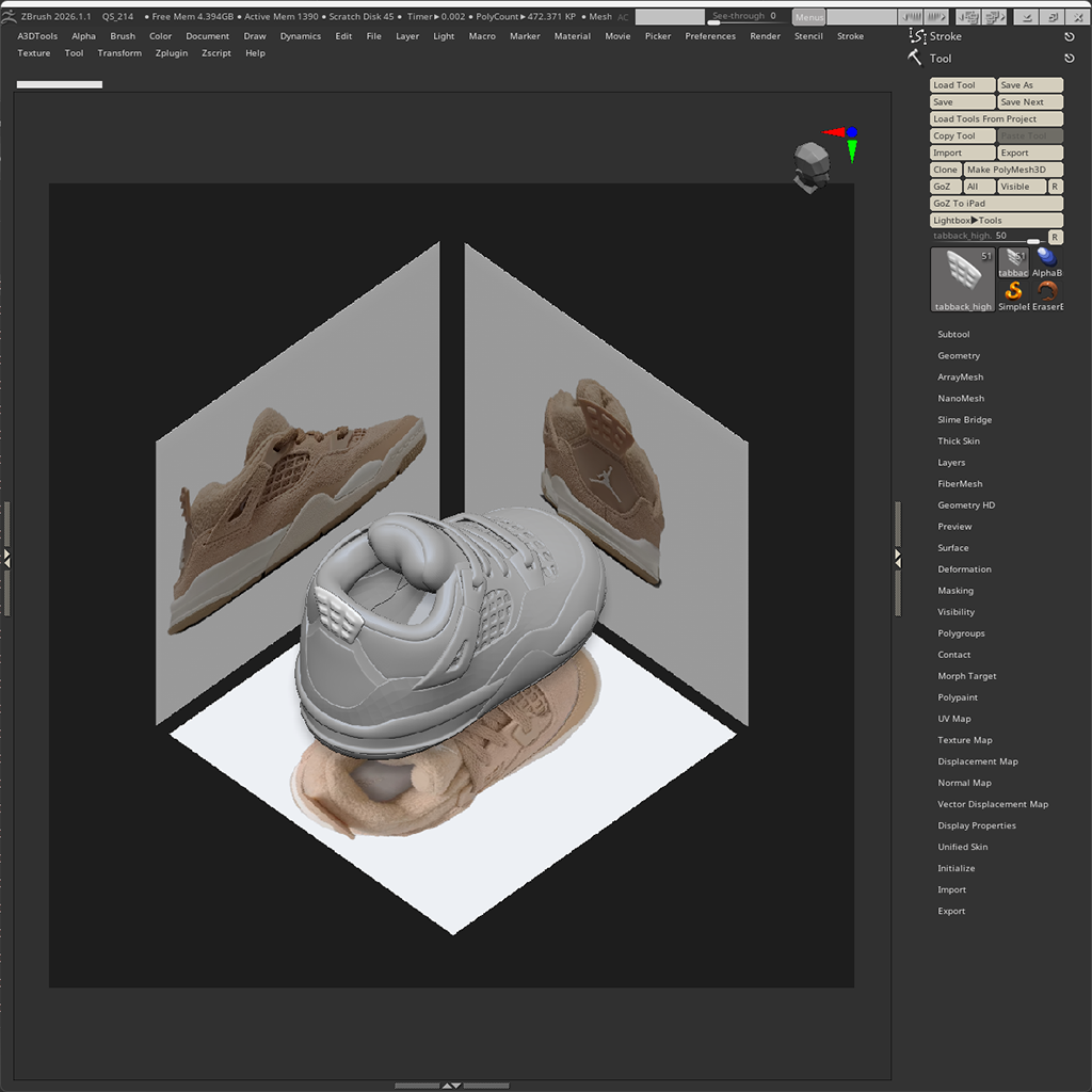 Complete Model w/ Dynamic Subdivisions