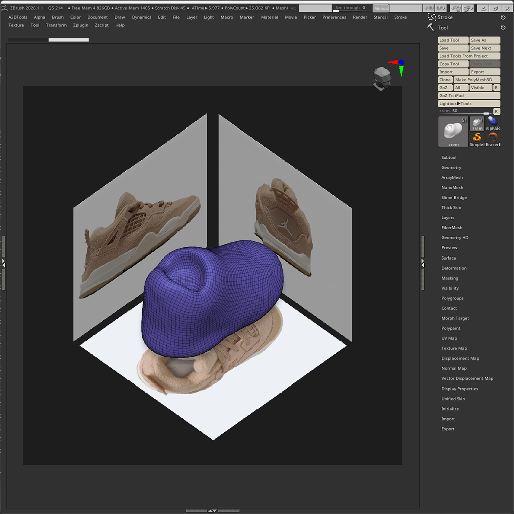 Zremeshed Base Model Refinement