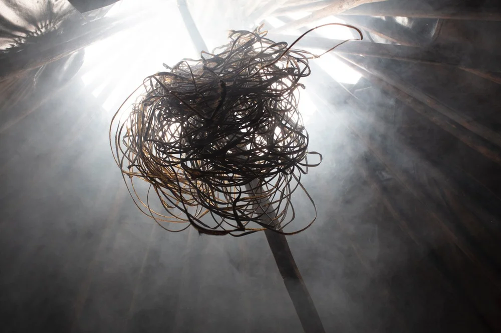  Smoke, Yamal, Russia, 2021 