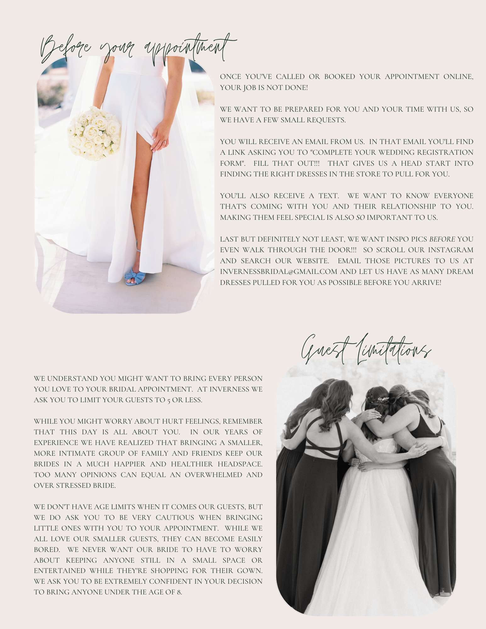 Inverness Guide to Gown Shopping — Inverness Bridal