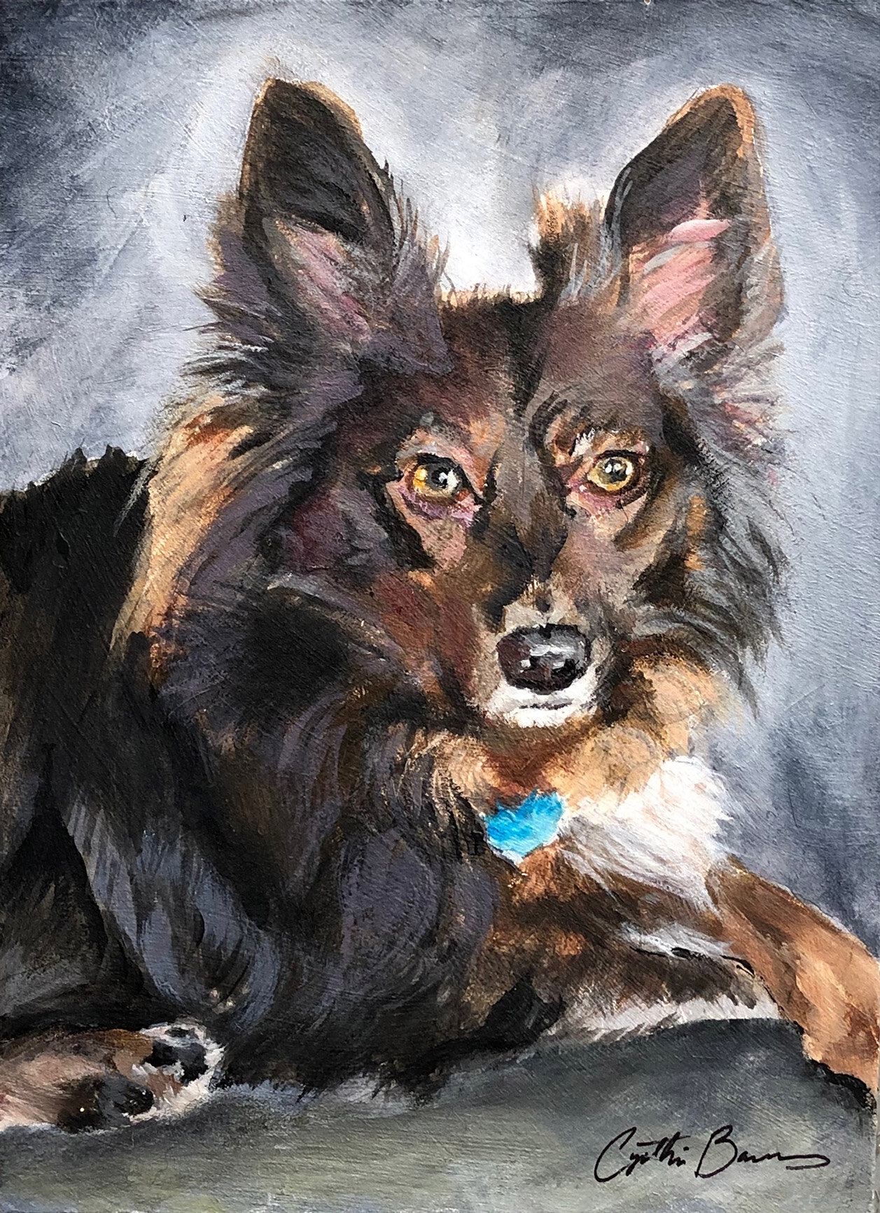 Ranger Acrylic on illustration board 8x6 inches