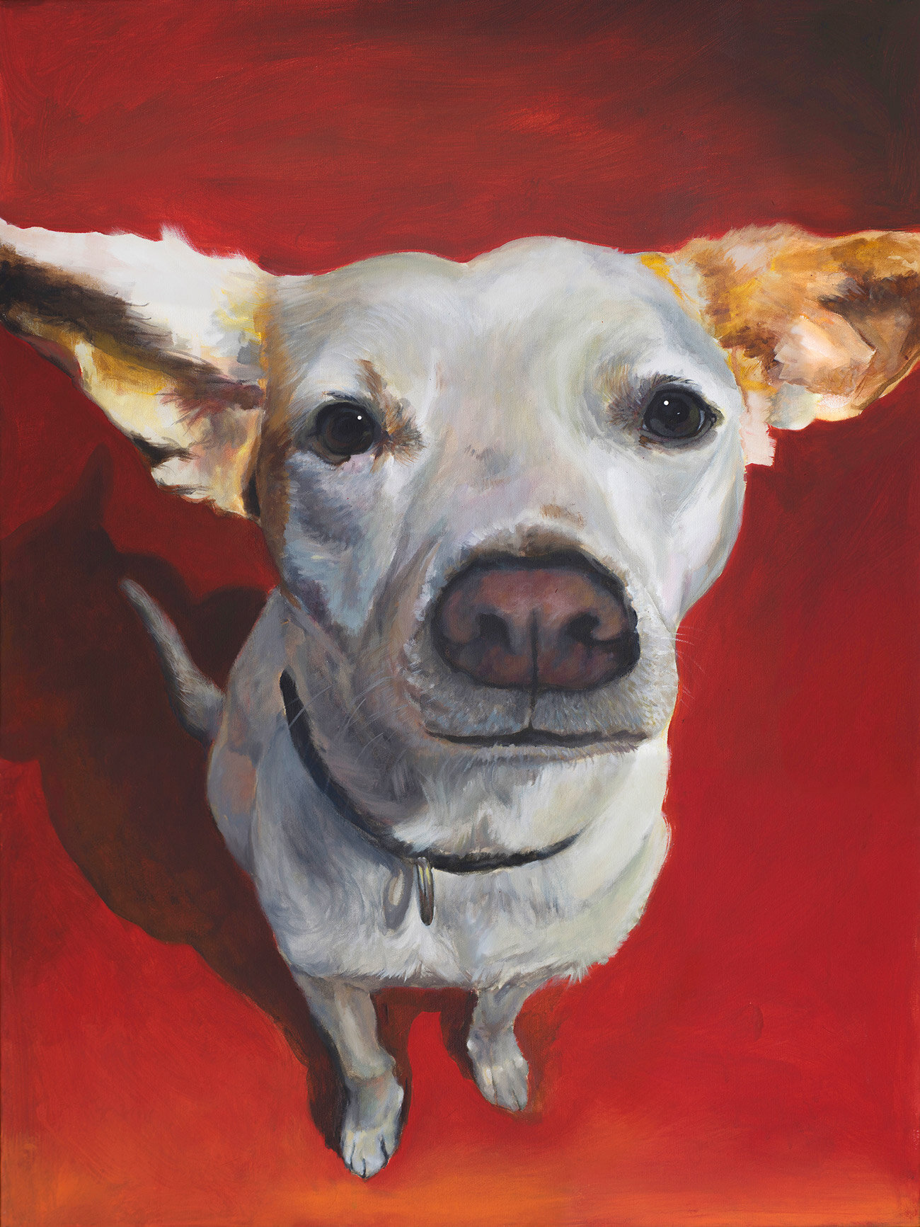   Good Boy Wyatt  Acrylic on board 40x30 inches 