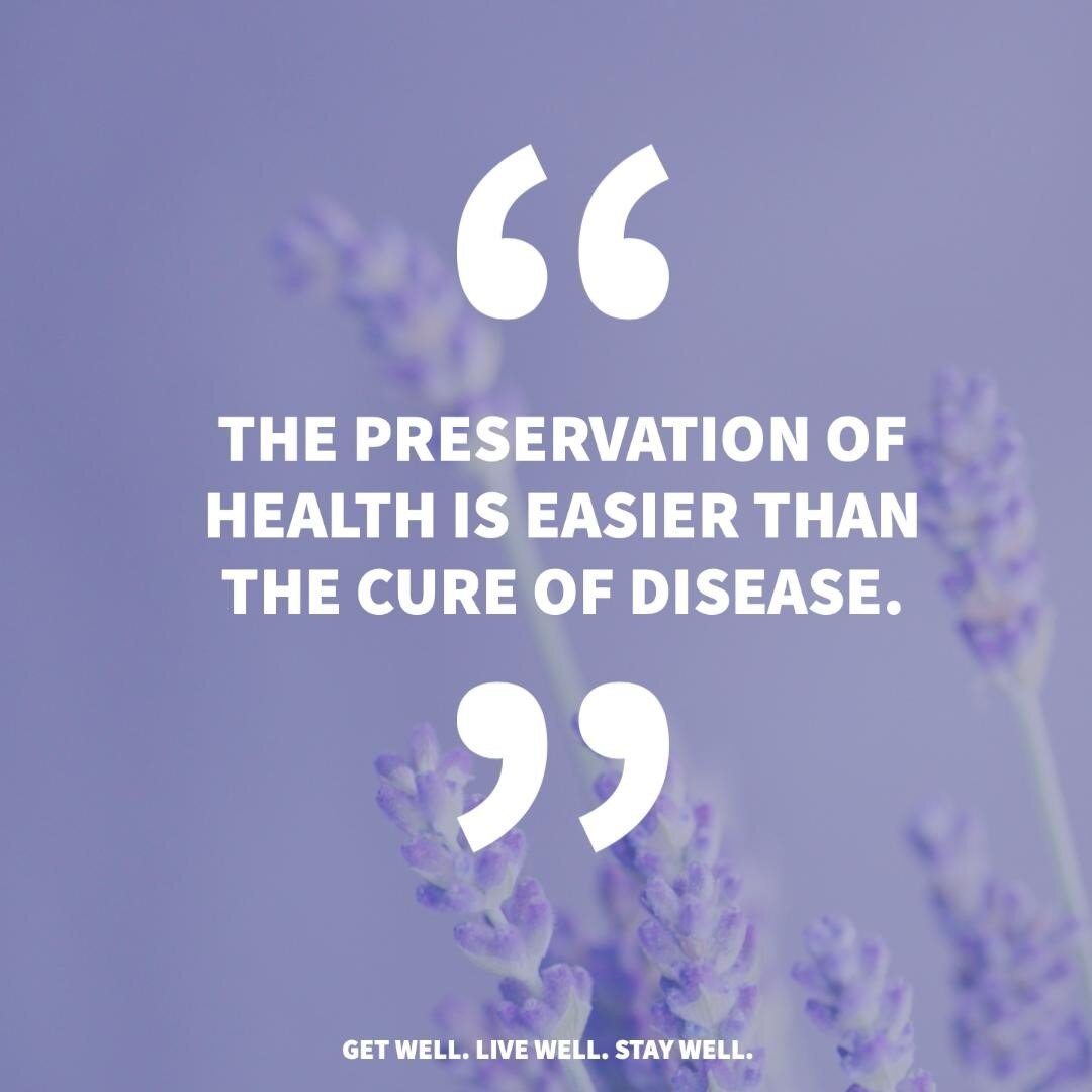 We hope everyone had a relaxing Labor Day Weekend! It's no secret that the preservation of health is easier than the cure of disease. We know this all too well as of the events brought upon us during 2020. A healthy body and mind are more equipped to