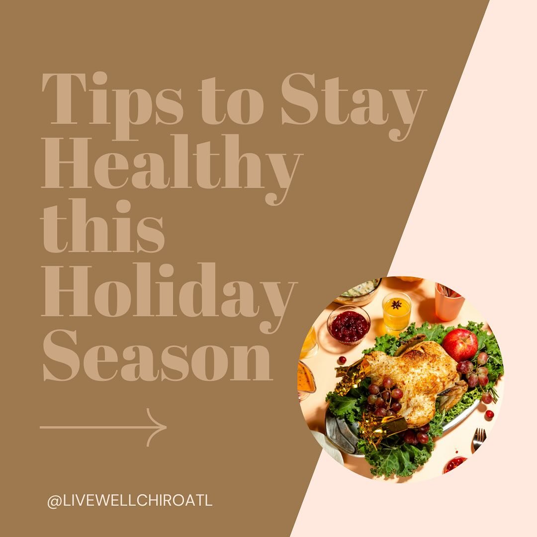 This holiday season, let&rsquo;s focus on staying healthy and balanced with tips from Live Well Chiropractic!&nbsp;

1️⃣ Maintain good posture &ndash; Whether you&rsquo;re enjoying a holiday meal or chatting with family, good posture helps you feel y