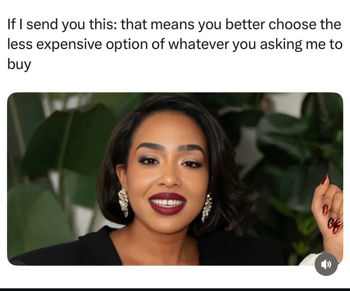 Actually don&rsquo;t ask me for nothing lol I ain&rsquo;t got it fam. Better put it on credit and if your credit bad, come holla at me 🤣