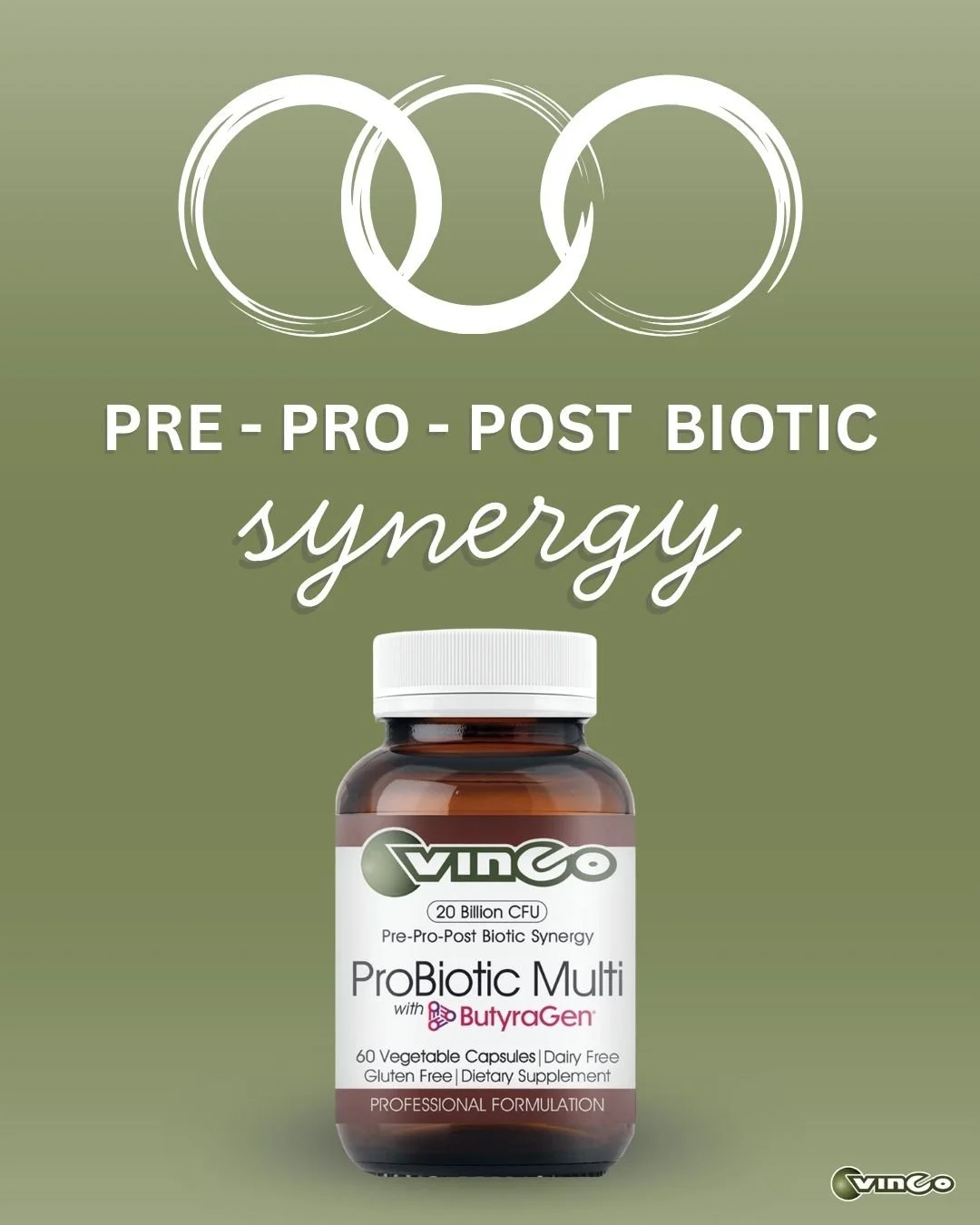 🌟 We're gearing up for the release of the enhanced formula of our ProbioticMulti! Adding ButyraGen&reg; has enhanced an already powerful, 6 strain probiotic by Vinco Inc. ButyraGen&reg; boasts multiple human clinical studies and additional scientifi