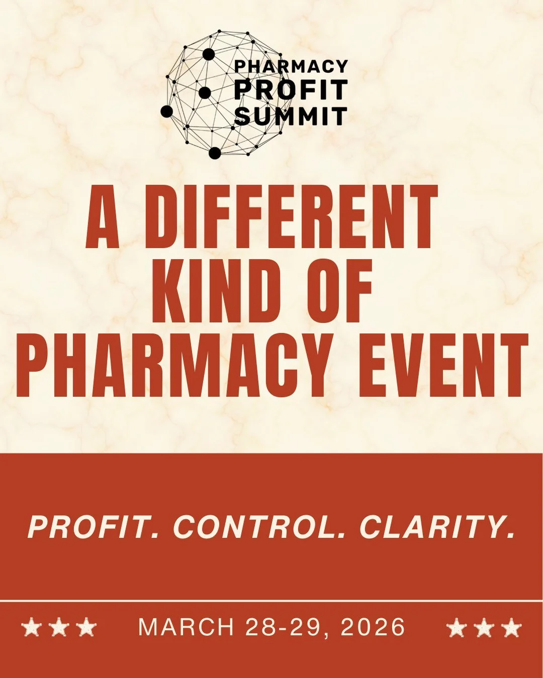 Ok, let&rsquo;s be real: most pharmacy conferences are designed to fill seats and check off C.E. credits.

Not this one. This one is designed to change businesses.

That&rsquo;s why we&rsquo;re proud to support and show up at the Pharmacy Profit Summ