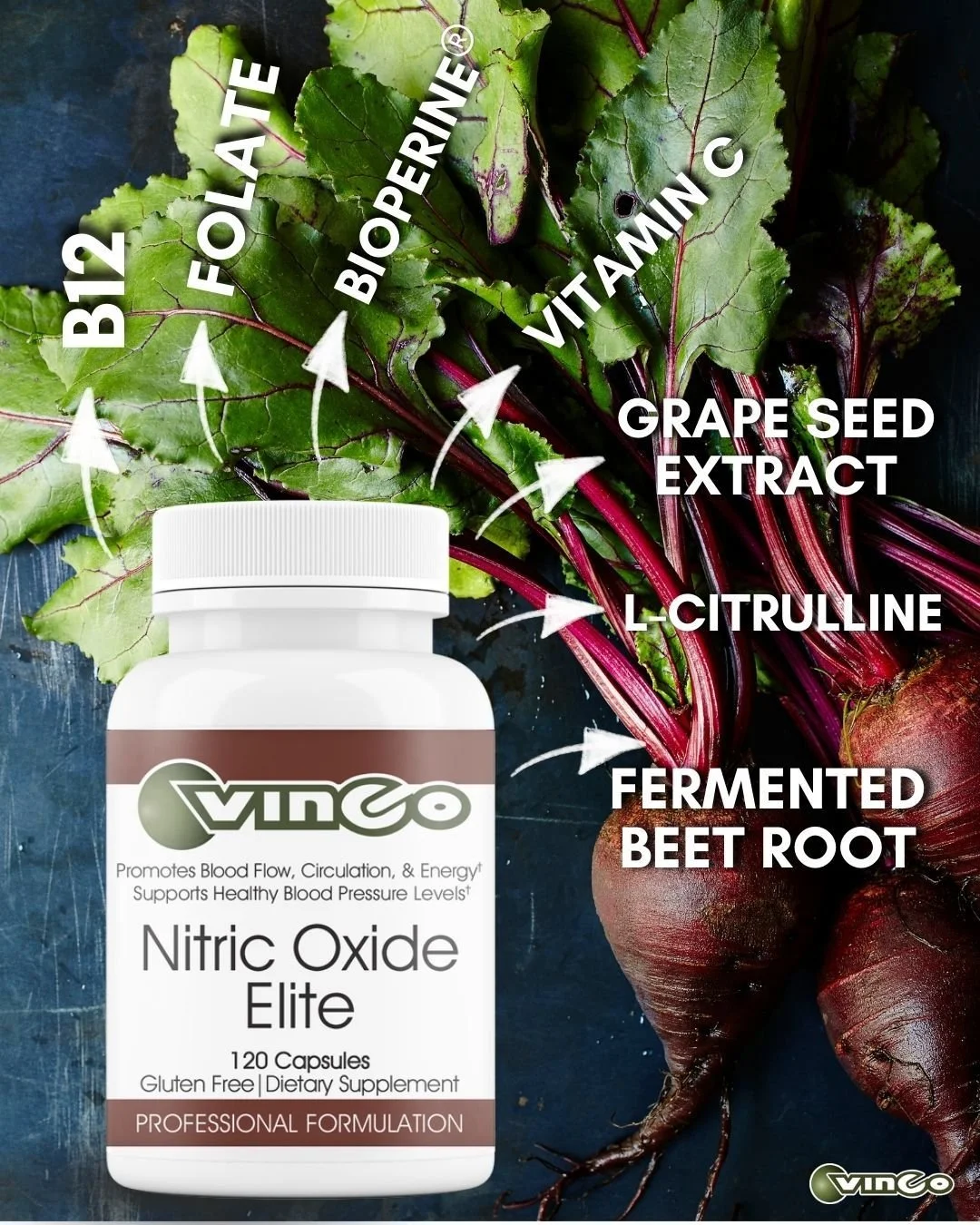 🧪Is your Nitric Oxide level where it needs to be? 

Nitric Oxide is one of the most important molecules for your cardiovascular system, yet many people don't produce enough.

Our Nitric Oxide Elite uses a fermented blend of Beet Root and L-Citrullin