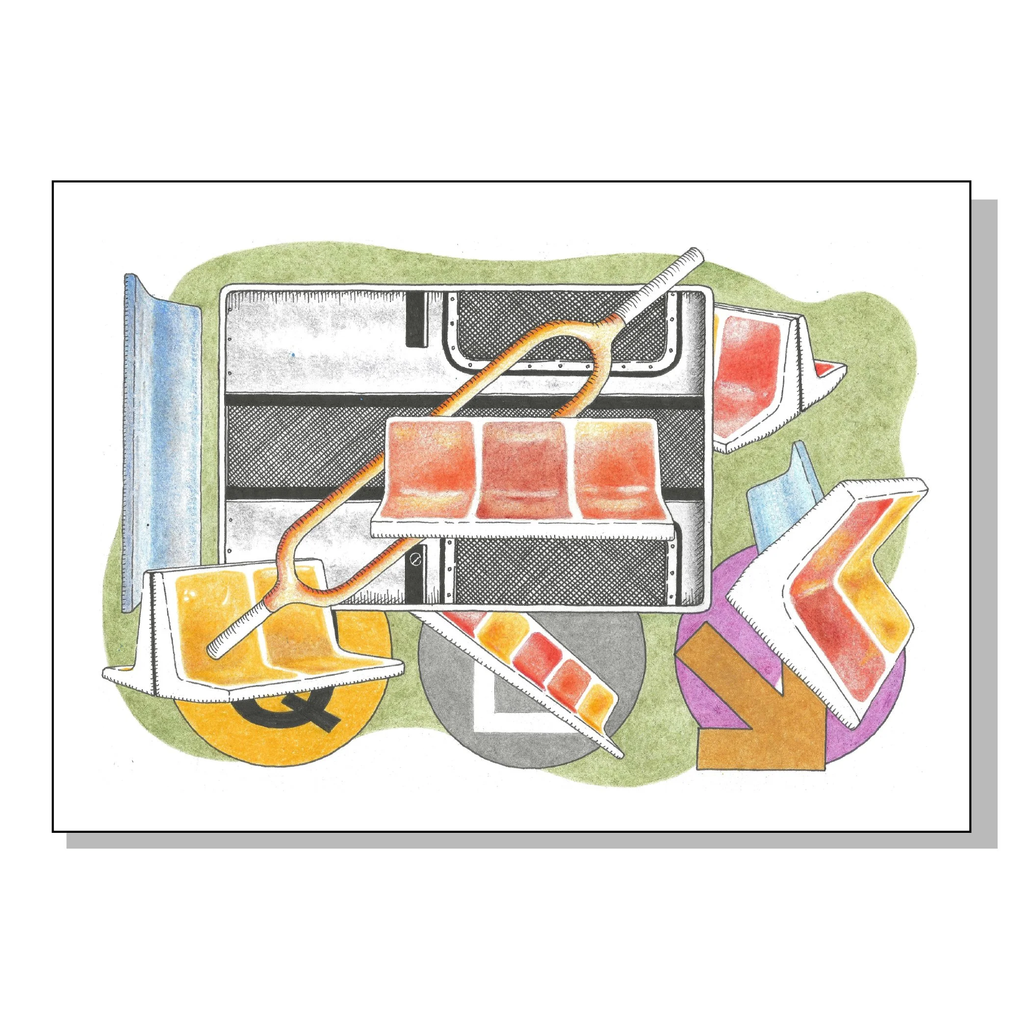 'NYC Subway' Postcard