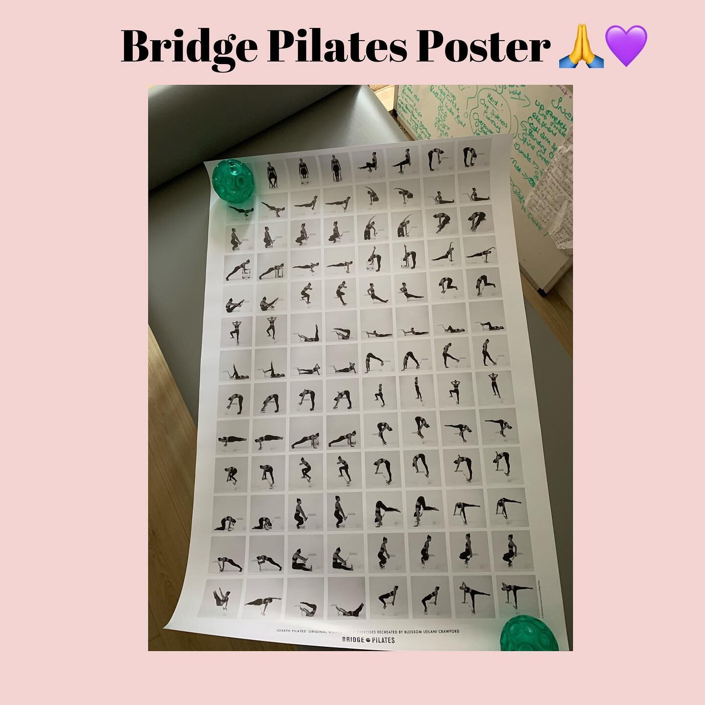 So excited to get my Wunda Chair Exercises Poster today from New York ! &hellip;. I highly recommend joining an intensive Wunda Chair course with Blossom it was the highlight of my lockdown and the inspiration to buy my first Wunda Chair and go on to