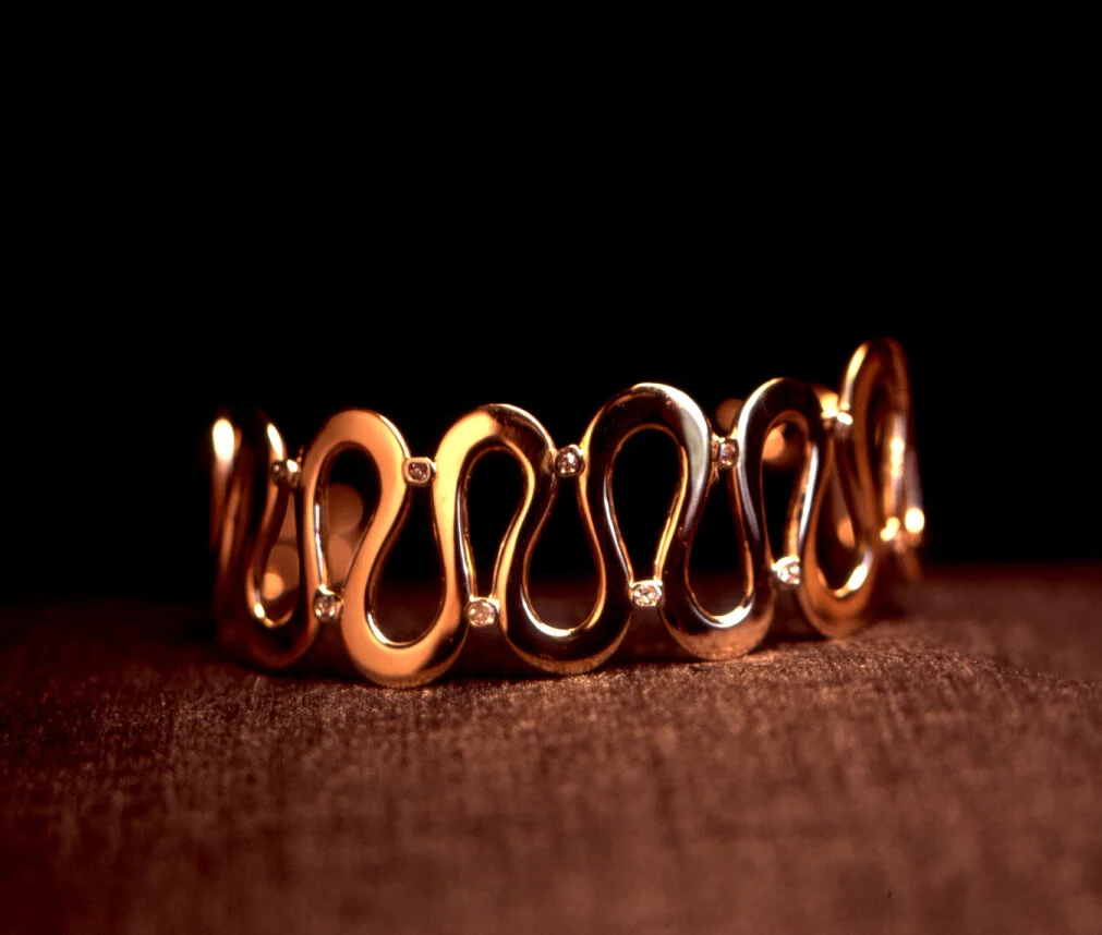 Diamonds, 14k yellow gold 