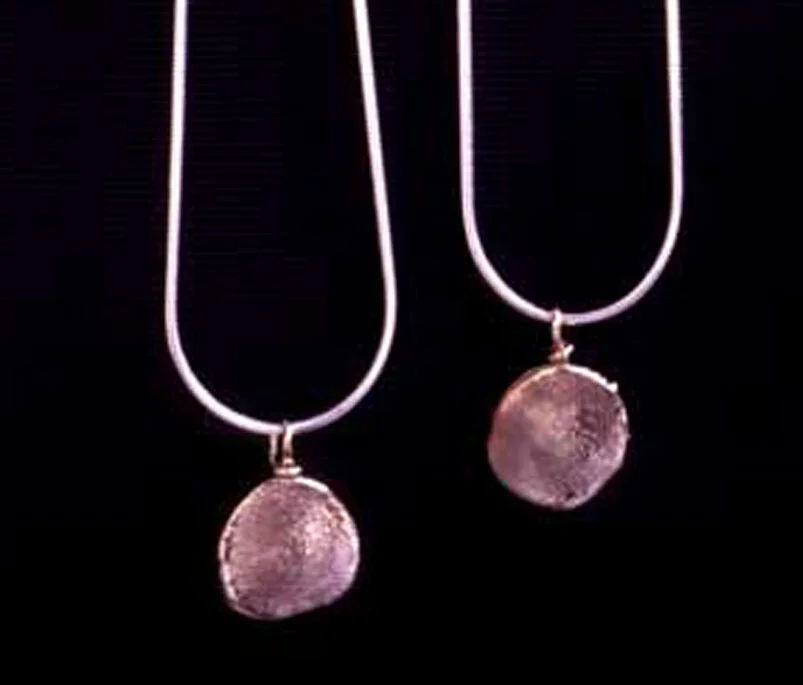  Fingerprints and 14k yellow gold 