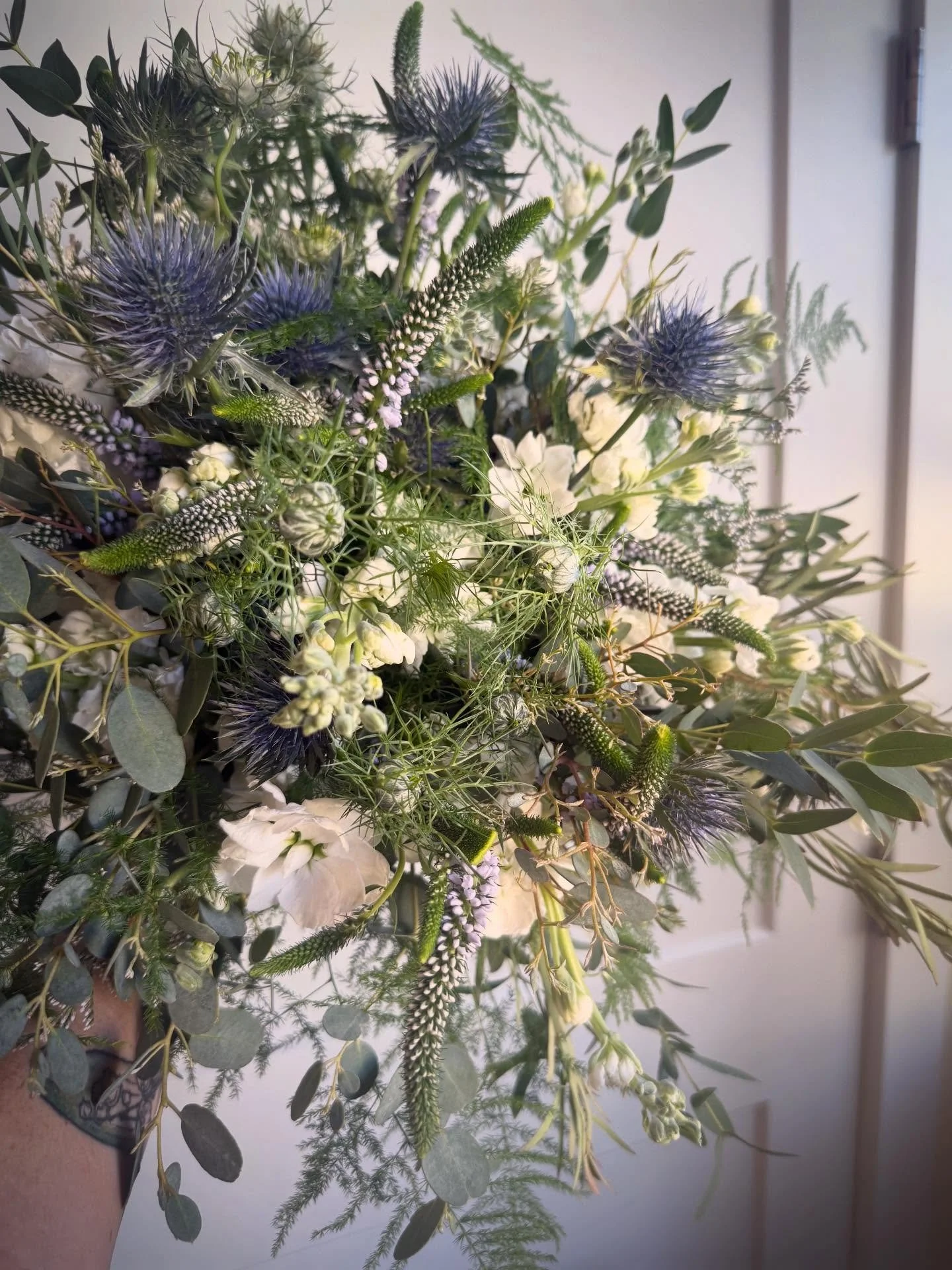 ✨💙✨

Shades of Blue &hellip;

For the Bride &hellip;

✨✨✨

#flourishroot #bridalbouquet #bride #weddingflowers #shadesofblue