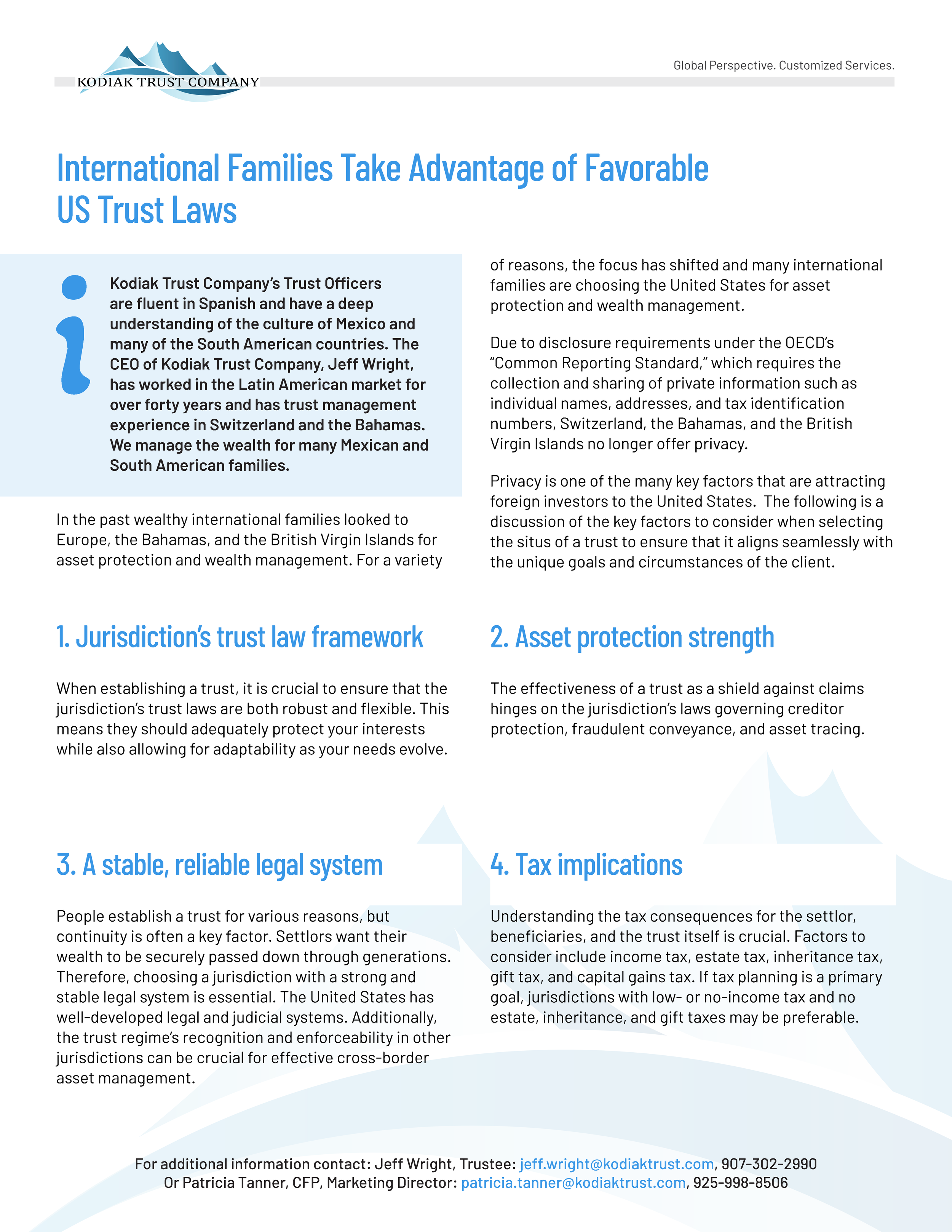 International Families Take Advantage of Favorable US Trust Laws