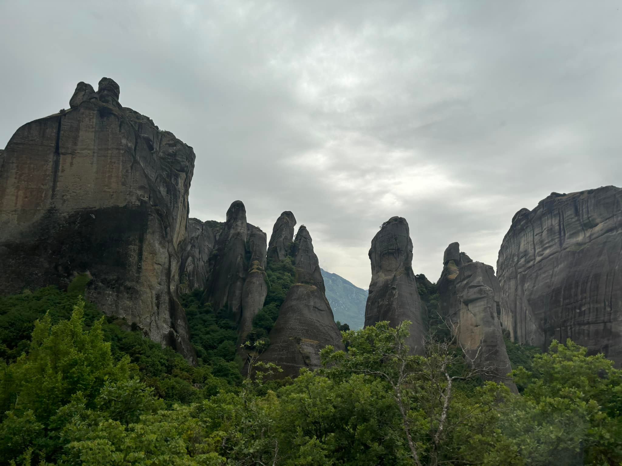 Breathtaking Meteora to witness its spectacular natural wonder and walk its hallowed halls of a 600 year old Byzantine monastery. (We saw all remaining six). 

My takeaway? 
Nothing stops God.
Not persecution.
Not idols.
Not a political regime. 
Not 