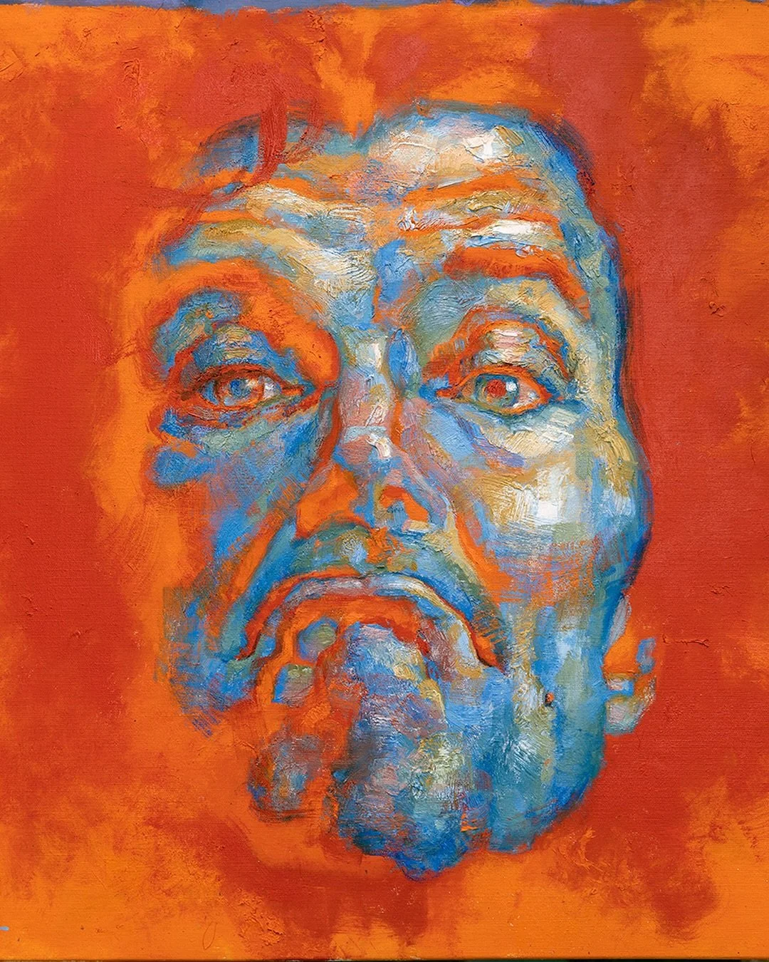 And the fourth and last of the painting details. Enjoy! #paint #painting #fineart #contemporaryart #portrait #artcollector #artcuration #artgallery