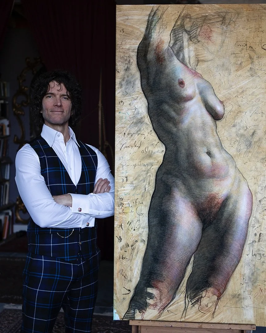 &laquo;&nbsp;3D Echoes&nbsp;&raquo;, the first time I had the privilege of collaborating one-on-one with the lovely and expressive Ace. In her short pose warmups she was doing all these great yoga poses, and it was during one of her side bend transit