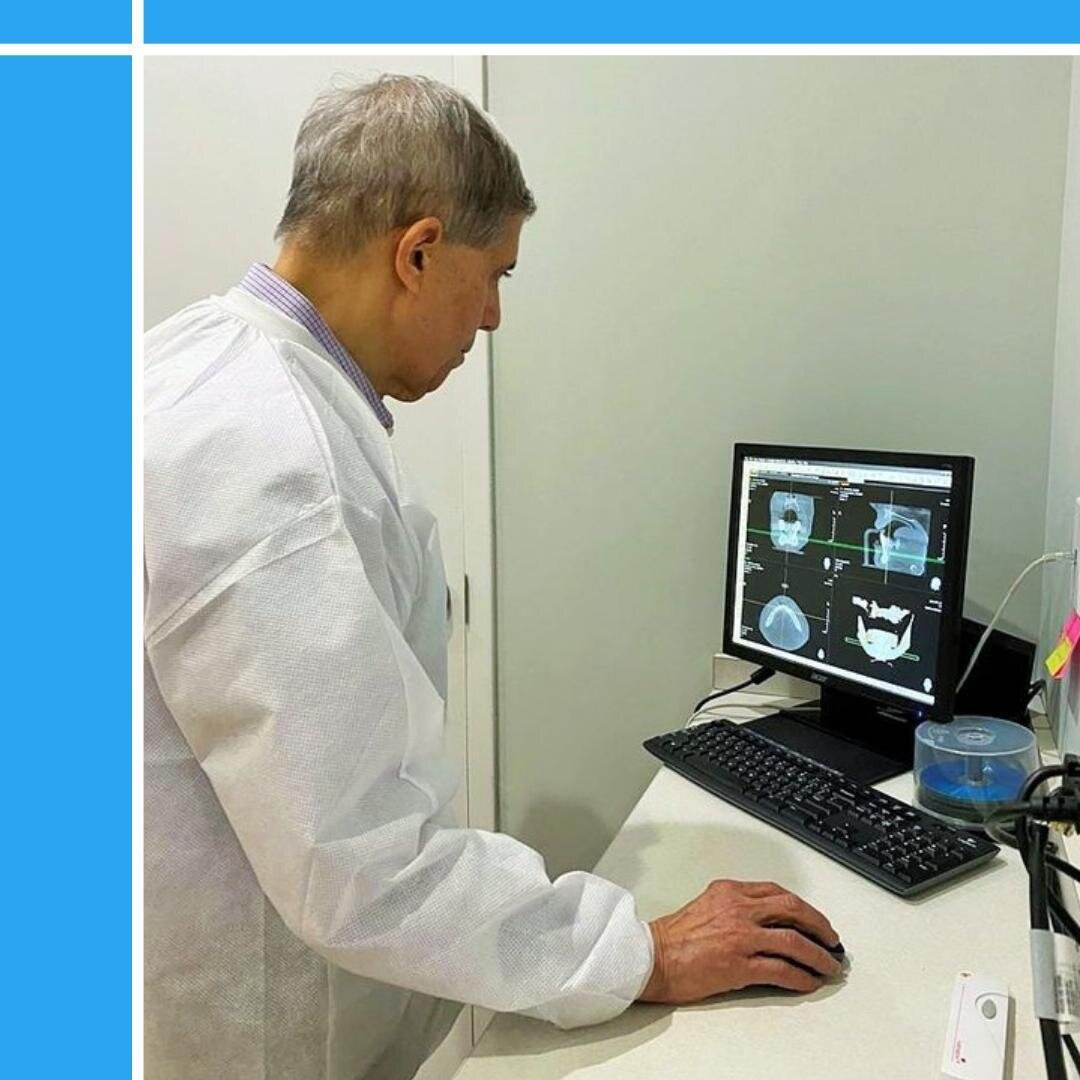 The use of CBCT (Cone-beam computed tomography) it's an important tool that help us to have a better understanding of the patient's oro-facial structure especially when we place implants. We can plan our cases in a more precise manner thanks to the h