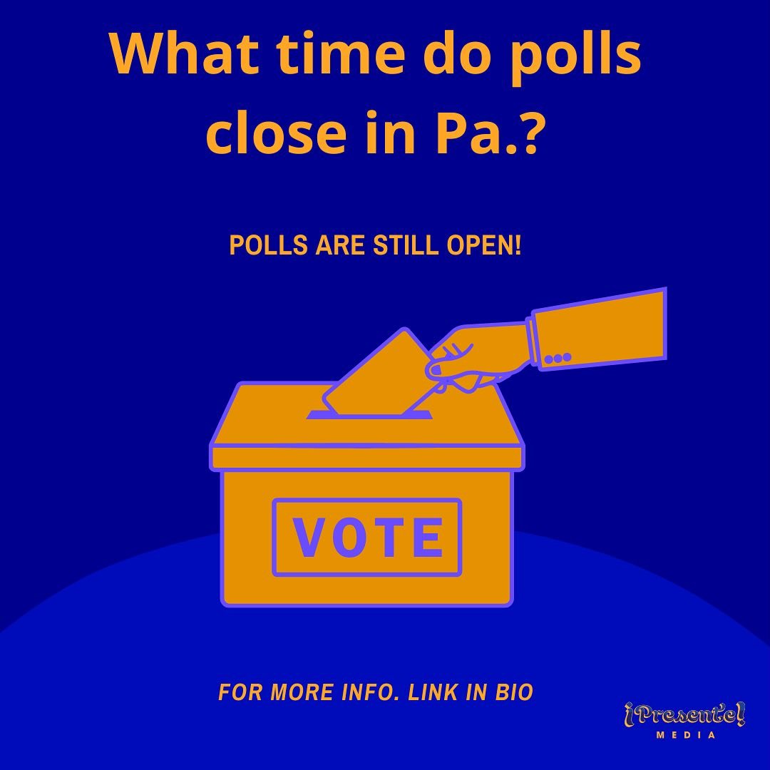 Polls are still open‼️

🗳️As long as you are in line to vote before 8:00 p.m., you are entitled to cast your vote. 

🗳️Find all the information you need for the 2024 Primary Election Day on our website.

#primaryelection #pennsylvania #polls