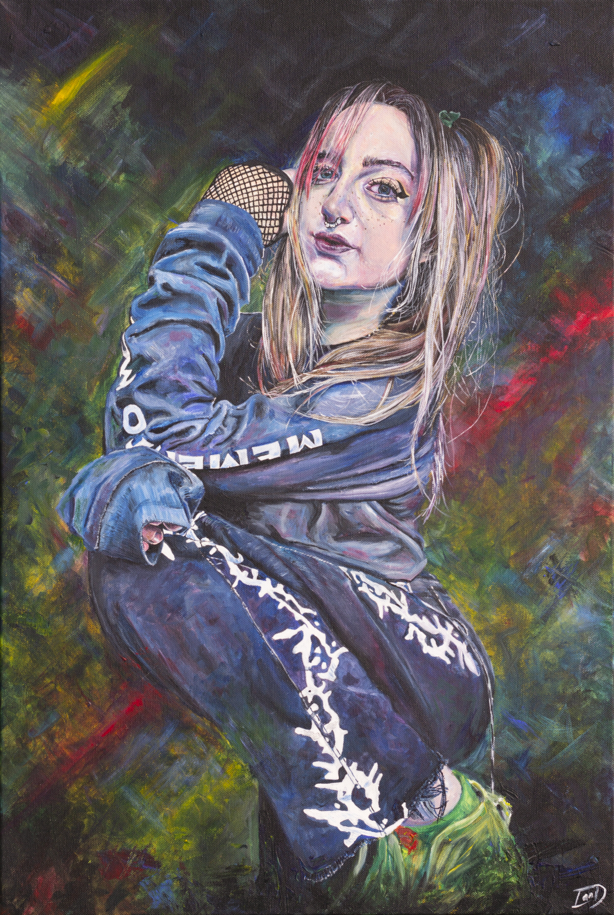 "Memento Mori" // April 2021 // Acrylic on canvas // Commission