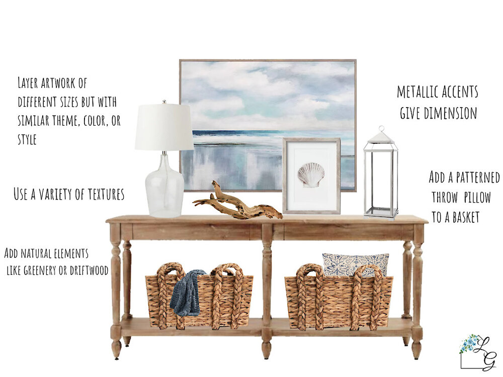 Tips For Styling A Console Or Entryway Table Lauren Goodman Interiors Styling A Console Or Entryway Table, Elements Console Table