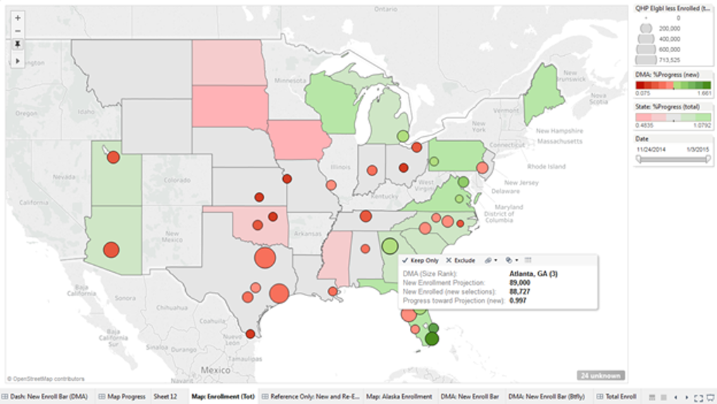 CMS and HHS ACA Enrollment