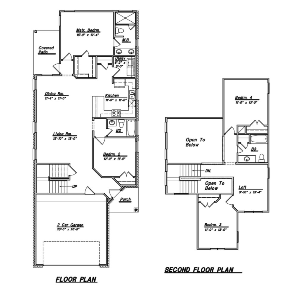 Cobblestone Floor Plans — Colina Homes