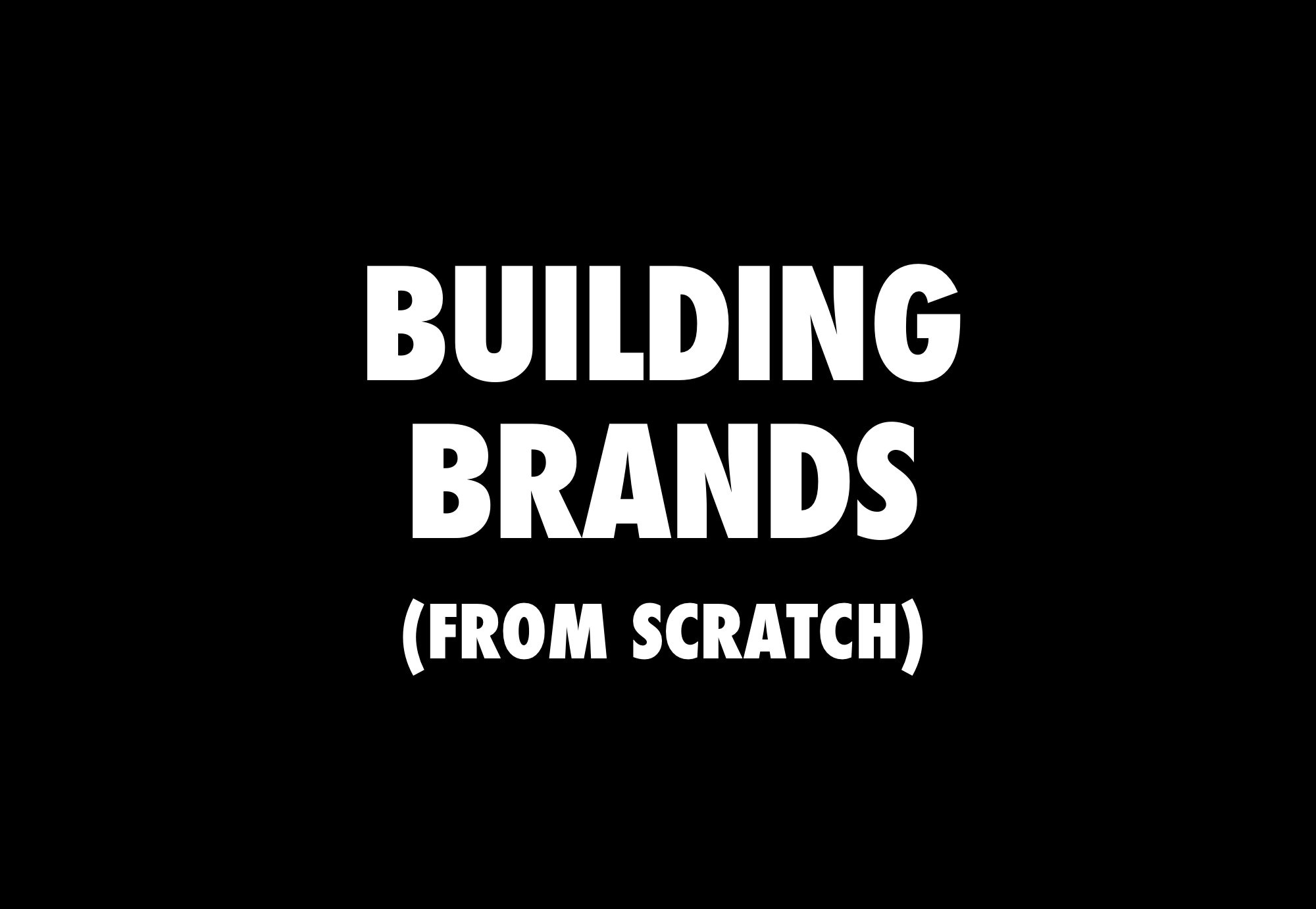Building Brands