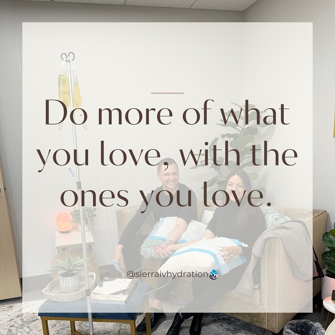 Share the health benefits of IV vitamin infusions with your better half! Elevate your wellness journey as a team.
#sierraivhydration #wellness #health #ivtherapy #couplestherapy