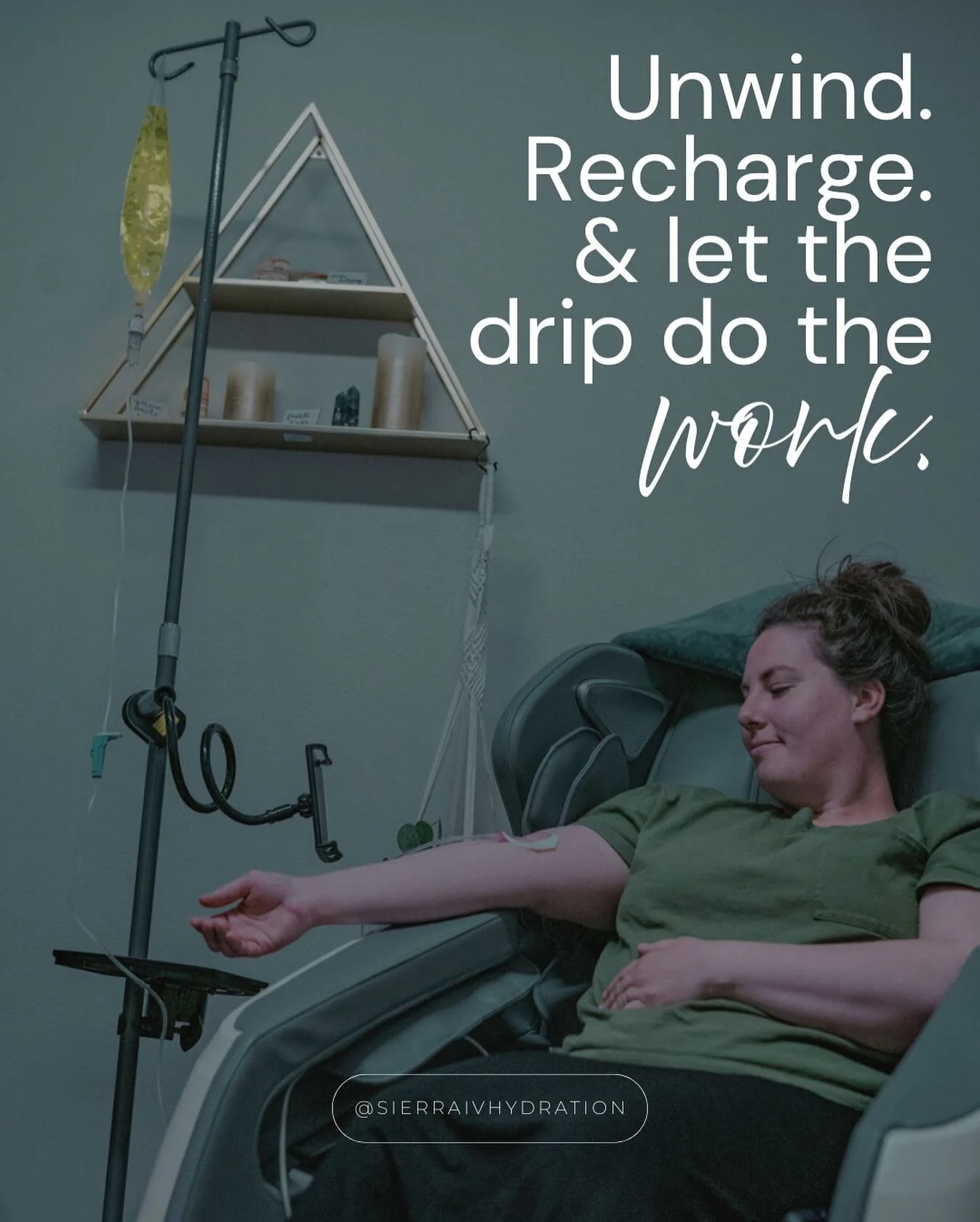 When was the last time you let yourself unwind?

#sierraivhydration #reno #tahoe #mobileivhydration #selfcare #relaxation #unwind