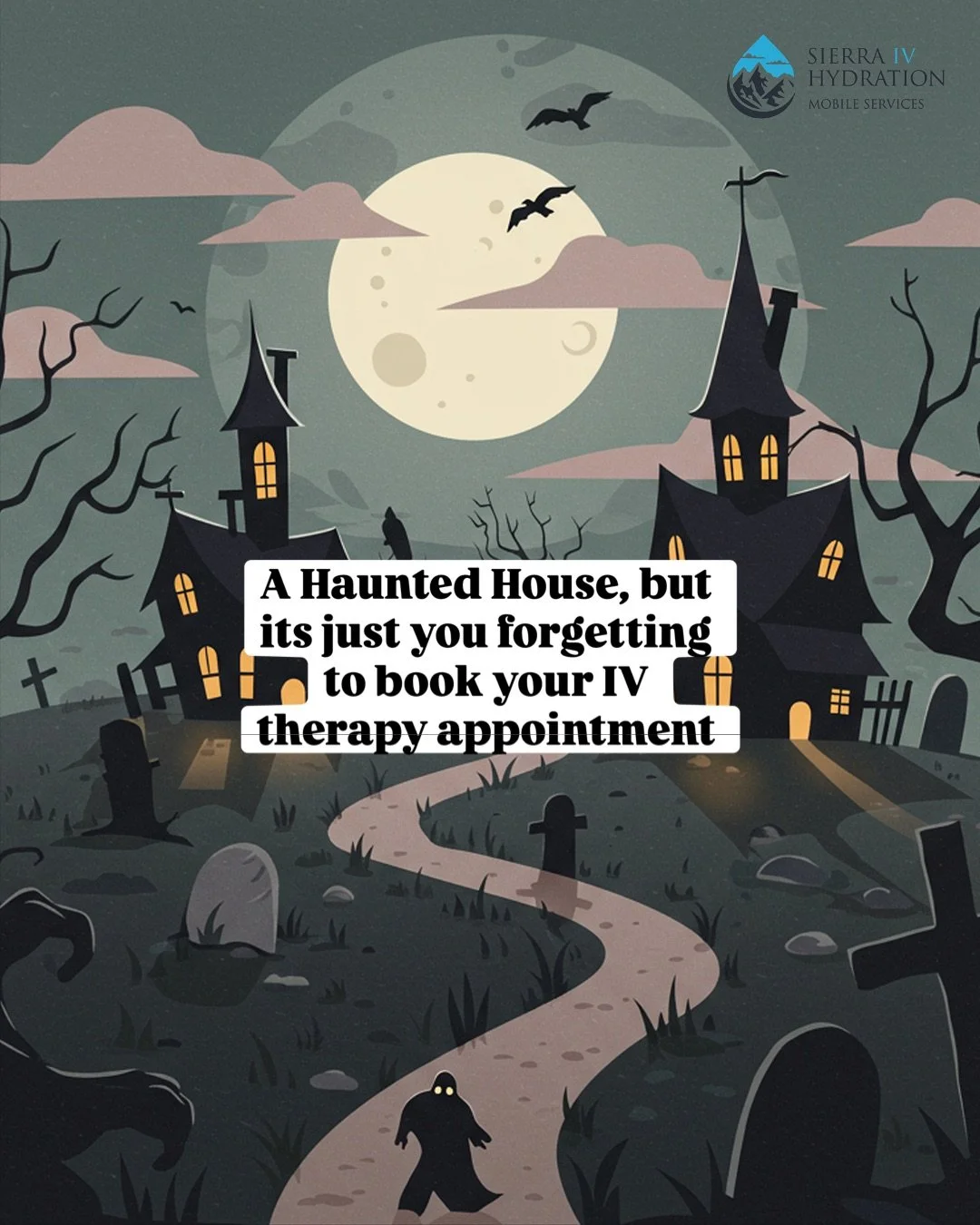 It&rsquo;s spooky szn baby👻 
#sierraivhydration #ivtherapy #wellness #hydration #mobileiv #renotahoe