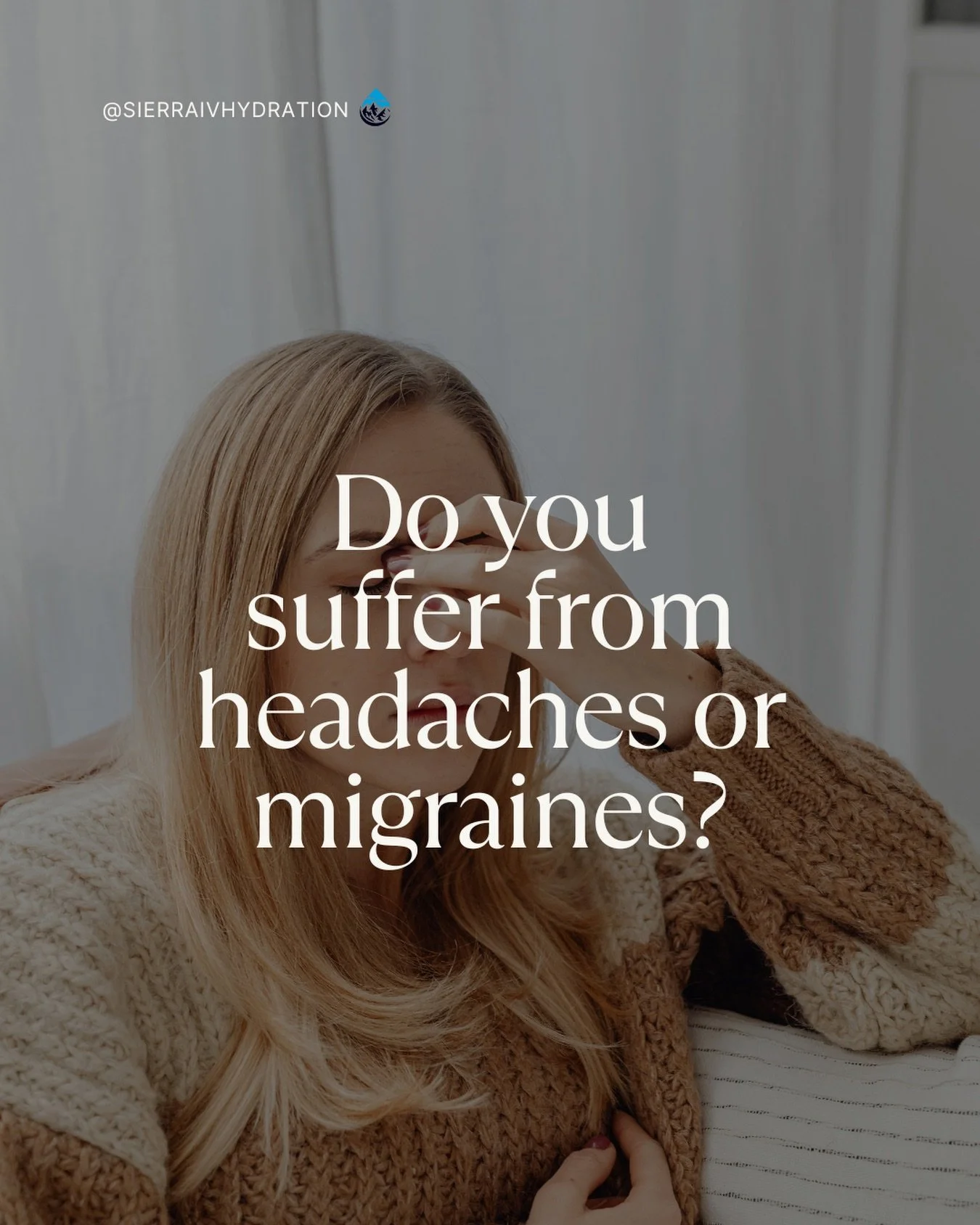 Do you need fast relief from a nagging headache or a draining migraine? Our migraine mixer IV drip could be what you need to feel better quick. This drip is jam packed with essentials for instant relief🙌 #sierraivhydration #wellness #headache #migra