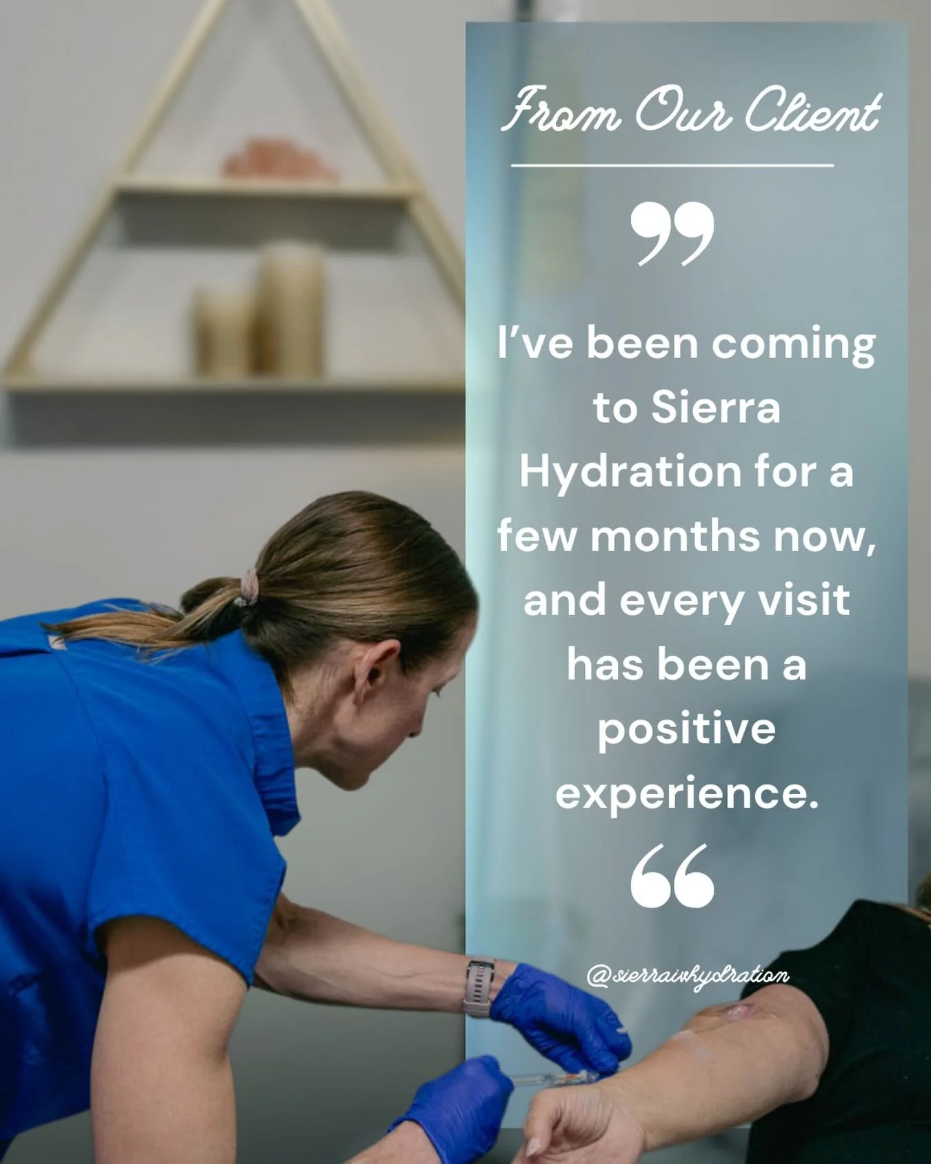 One IV appointment with us, leads to the next ☺️✨

#sierraivhydration #ivtherapy #mobilehydration #renosmallbusiness
