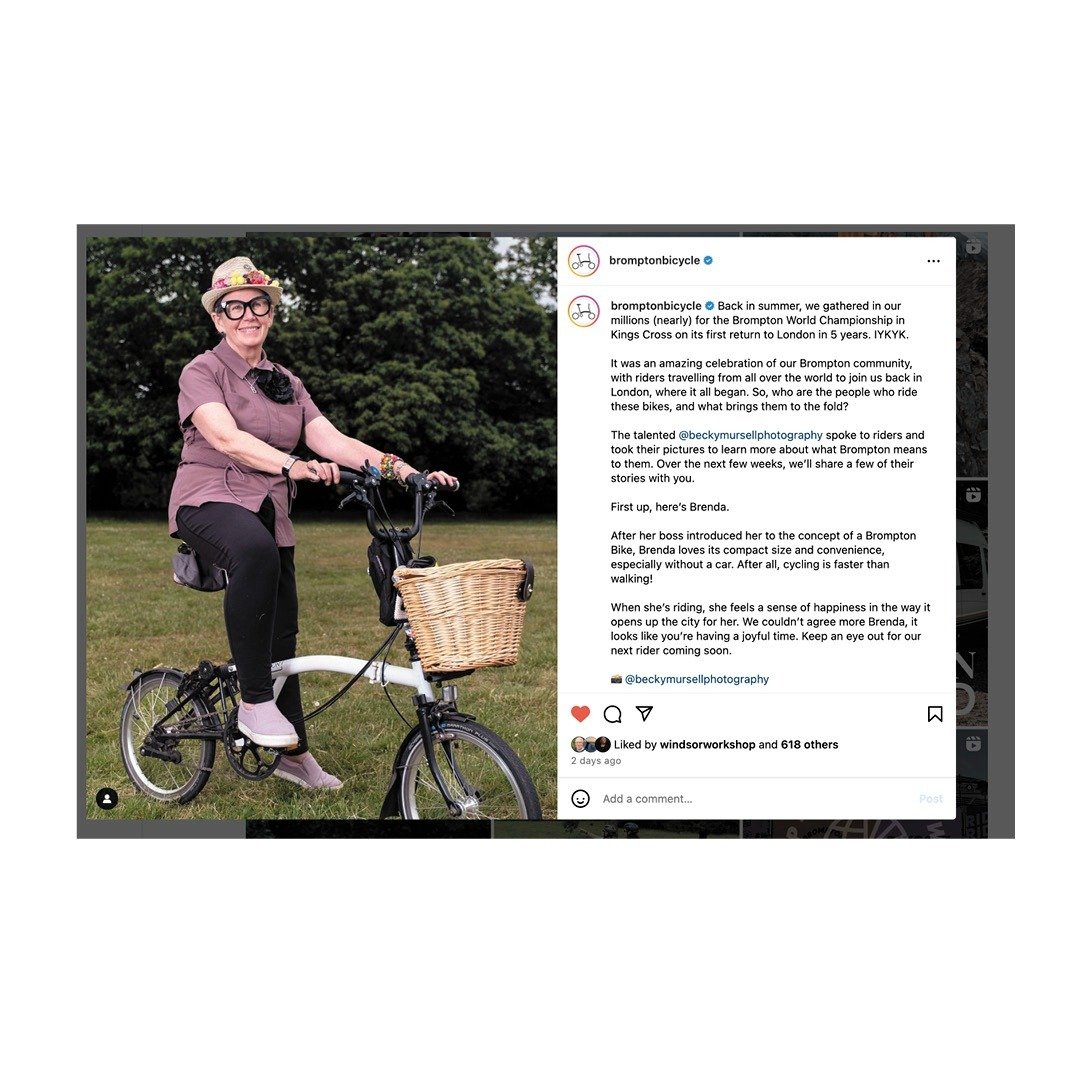 What brings people into the @bromptonbicycle fold? 🚲✨

Back in the summer I had an amazing time getting to know the Brompton community when they all gathered together for the Brompton World Championships in London. 

On a picnic ride to Greenwich Pa