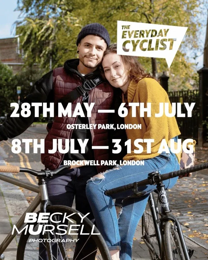 🥁 The Everyday Cyclist is now &lsquo;On Tour&rsquo; 🥁

For the next three months (🤯) come and see the free exhibition of The Everyday Cyclist in two iconic London Parks! 📸🚲

📆 28th May to 6th July
📍Osterley Park, Isleworth, TW7 4RB
✨Supported 