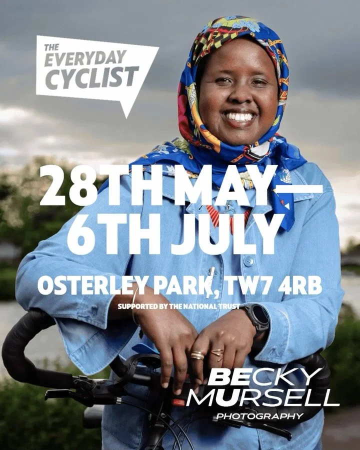 📆 Come and join me on the 13th June to celebrate the free outdoor exhibition of The Everyday Cyclist in Osterley Park 📸🎉 

Very excited that this project will be part of the West London Cycling Mela, organised by @hounslowcouncil @richmond_council