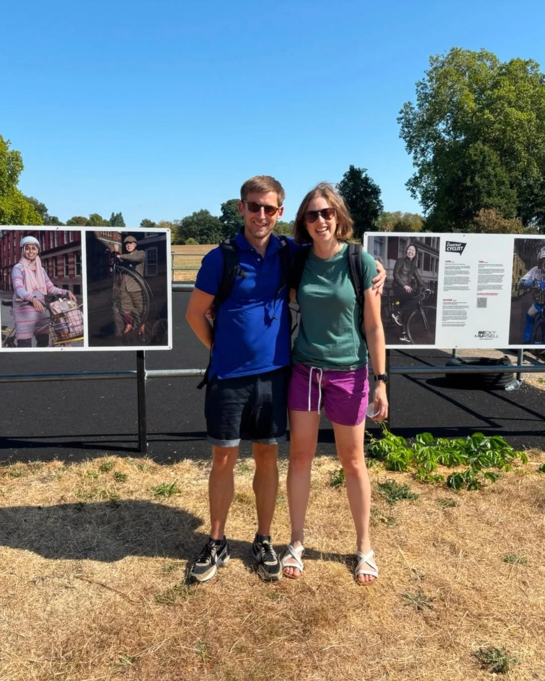 Big shout out to @vincentdesignuk aka Nick who went above and beyond to help @theeverydaycyclistproject with his amazing design skills. His work truly elevated the exhibition and turned it into something I was only dreaming about at the start of this