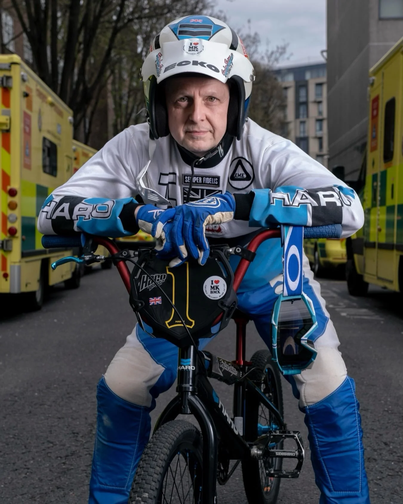 Meet Tom, who took part in @theeverydaycyclistproject &hellip;. 📸🚲

Brought up in Scotland and first riding a Raleigh Chopper, Tom Lynch MBE went on to dominate the BMX scene in the 80s and 90s. 

Noting the great support of his parents and family,