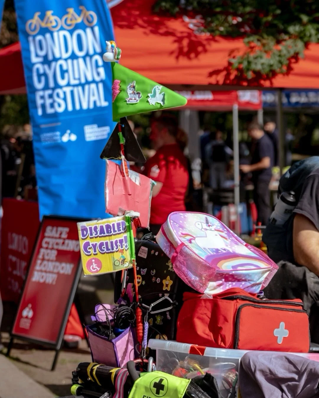 Loved being part of @london_cycling_campaign Cycling Festival in Victoria Park a couple of weeks ago 🚲🥳📸

Very special to see many faces from @theeverydaycyclistproject there, as well as have the opportunity to exhibit the project for a pop up spe