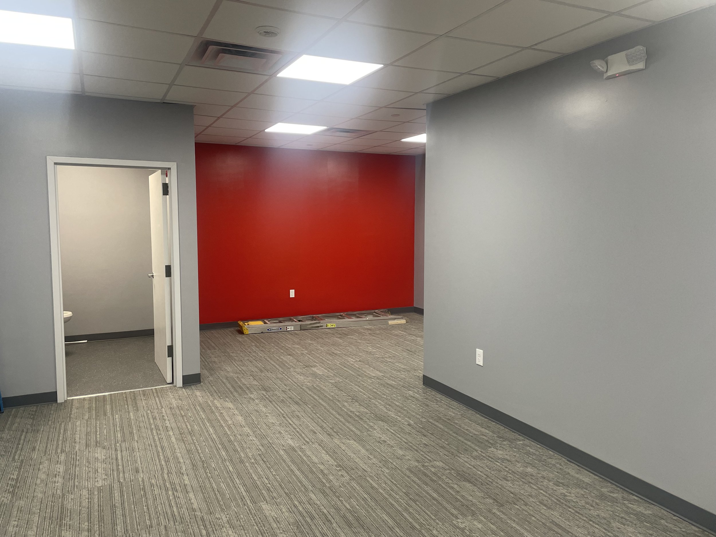 Red Accent Wall