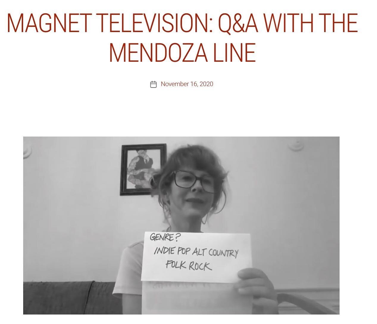 Hey Folks! @magnetmagazine has an amazing 19 minute Q&amp;A with Tim, Shannon and Pete up today. We talk about our favorite songs, the albums that changed our lives, and some VERY embarrassing moments. Check it out. It&rsquo;s good fun. The link is i