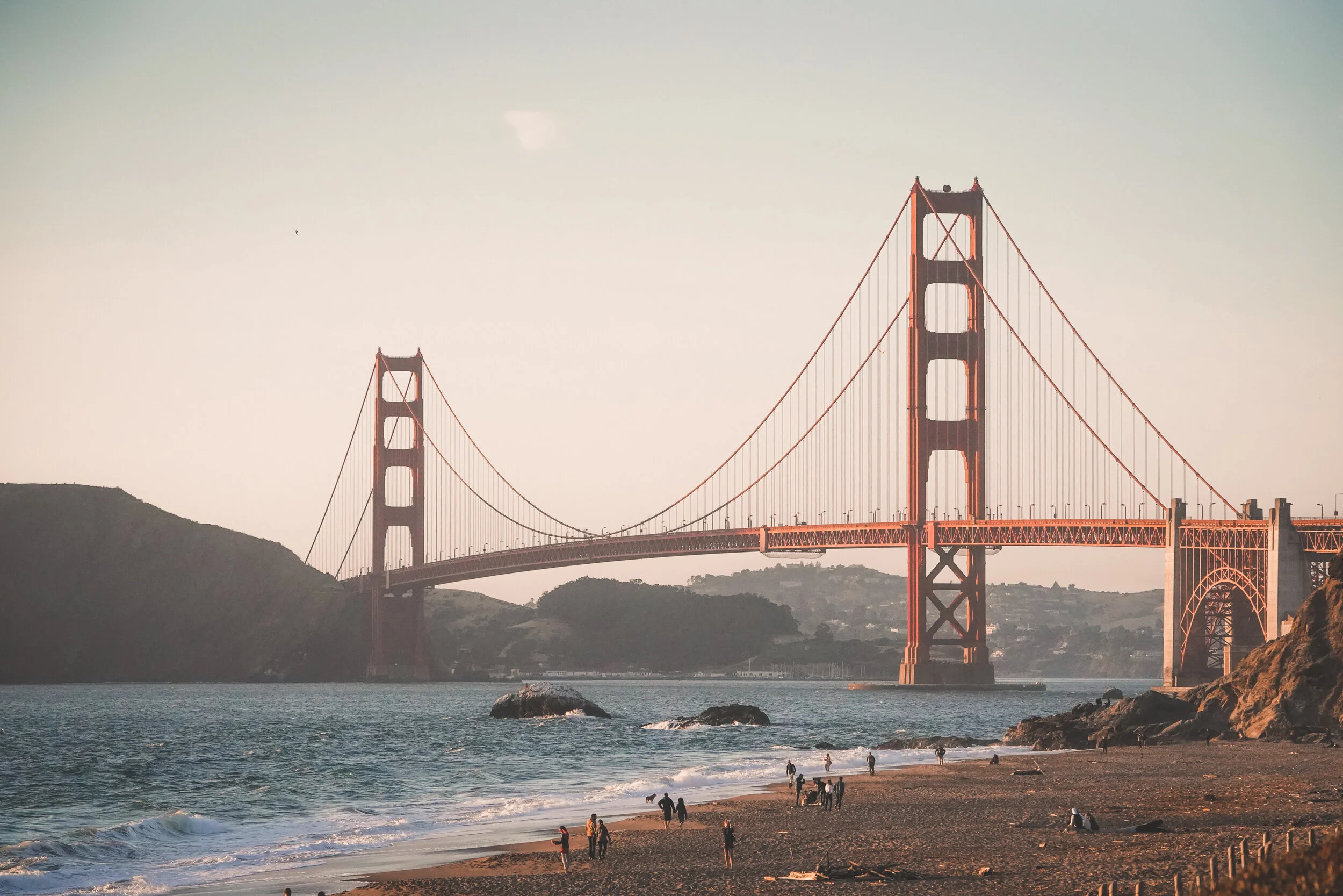 Golden Gate Bridge in San Francisco, CA.