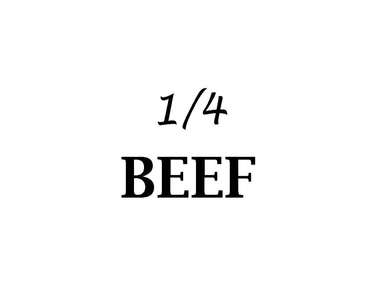 1/4 Beef (Deposit)