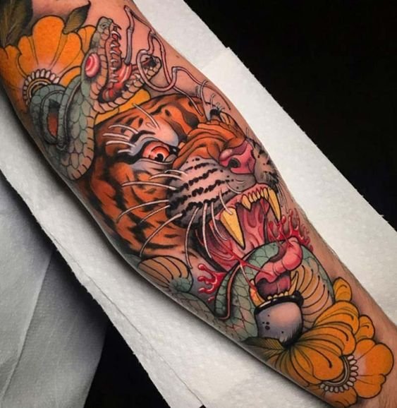 neotraditional tiger tattoo2.jpeg