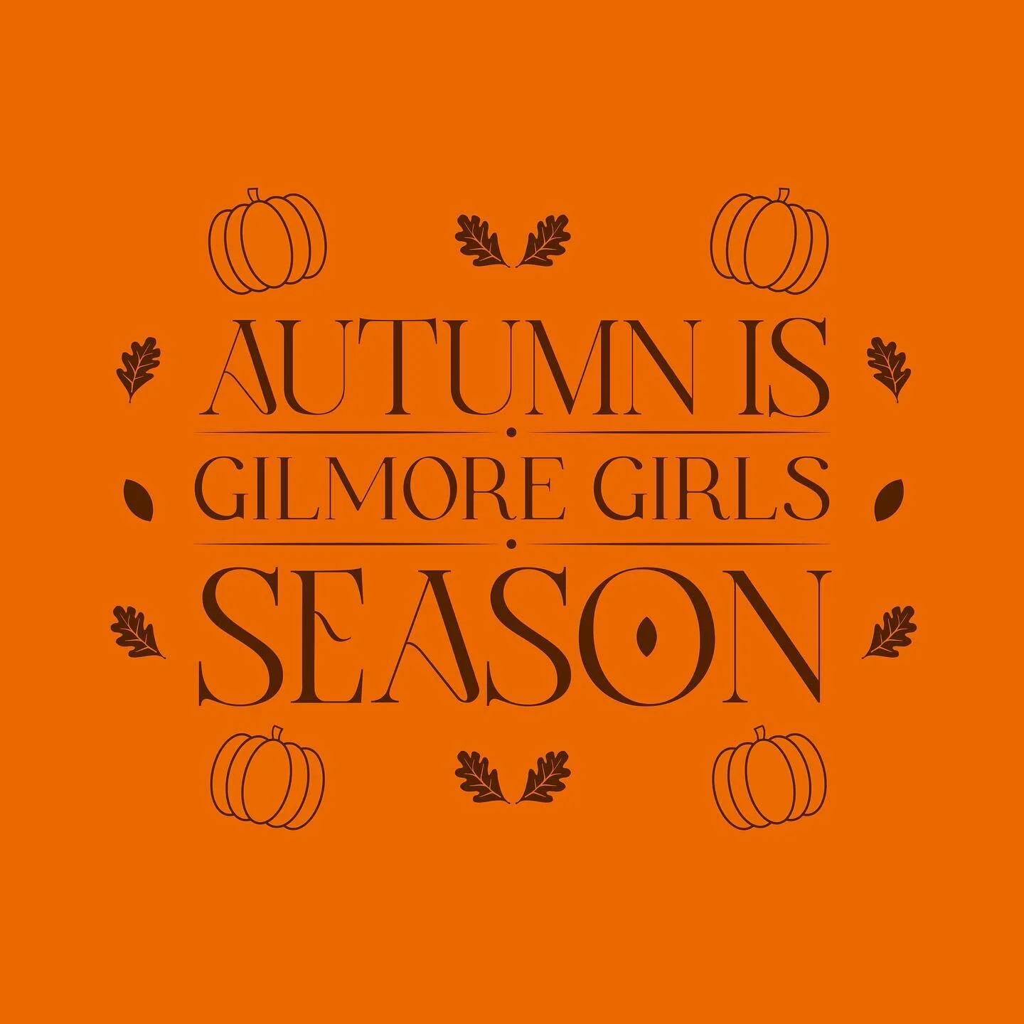 Autumn Is Gilmore Girls Season

Happy First Day of Fall/Autumn everybody!!

Over the past year, I've seen so many posts on X (formally known as Twitter) about how Gilmore Girls is the season of Autumn. I would have to agree with that statement. In th