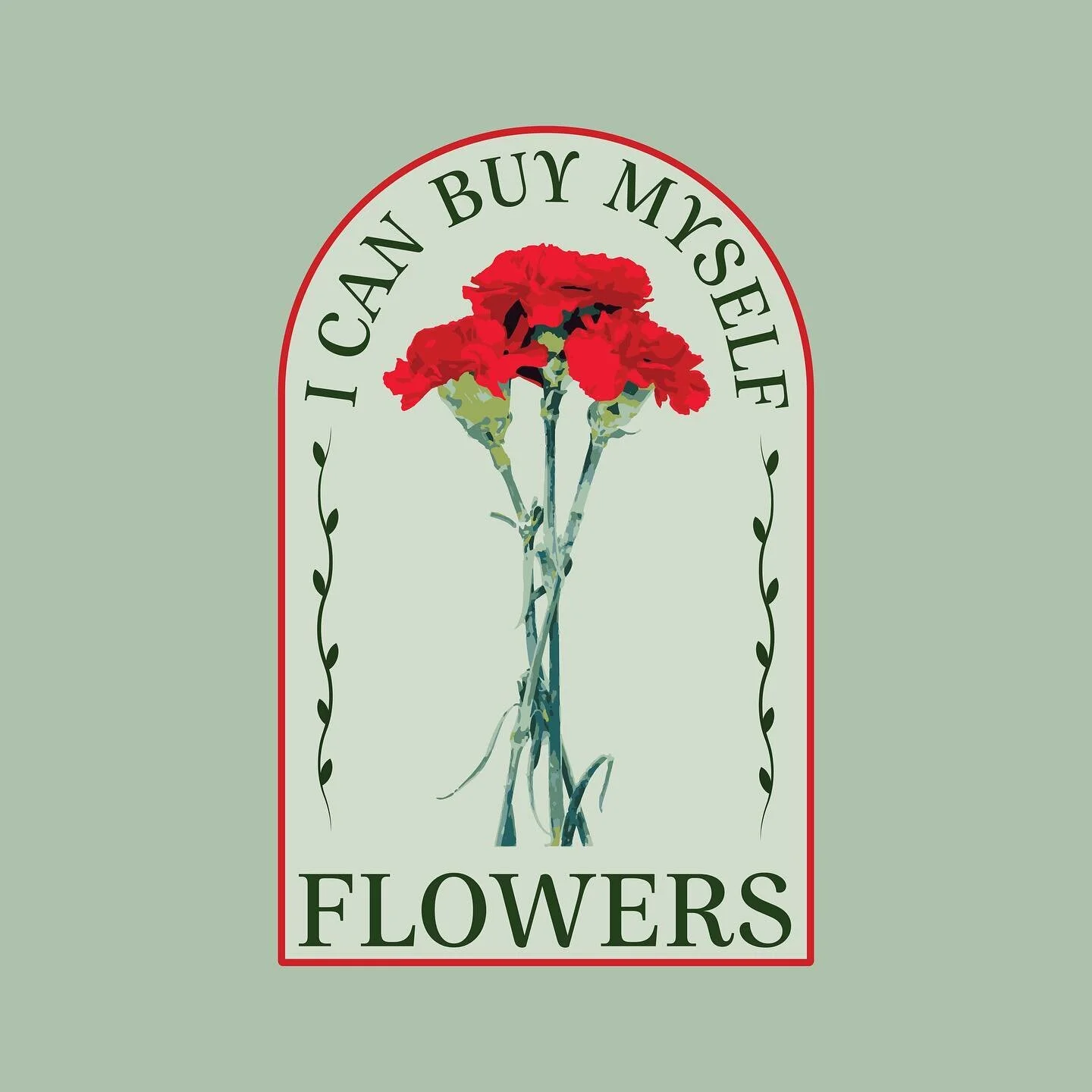 Flowers - Miley Cyrus

Once this song came out on the radio, I knew I had to do a graphic for it.

I had this design idea for a while. I wanted to try and design a stadium style logo or graphic. I liked having the 'I can buy myself' in the curved par