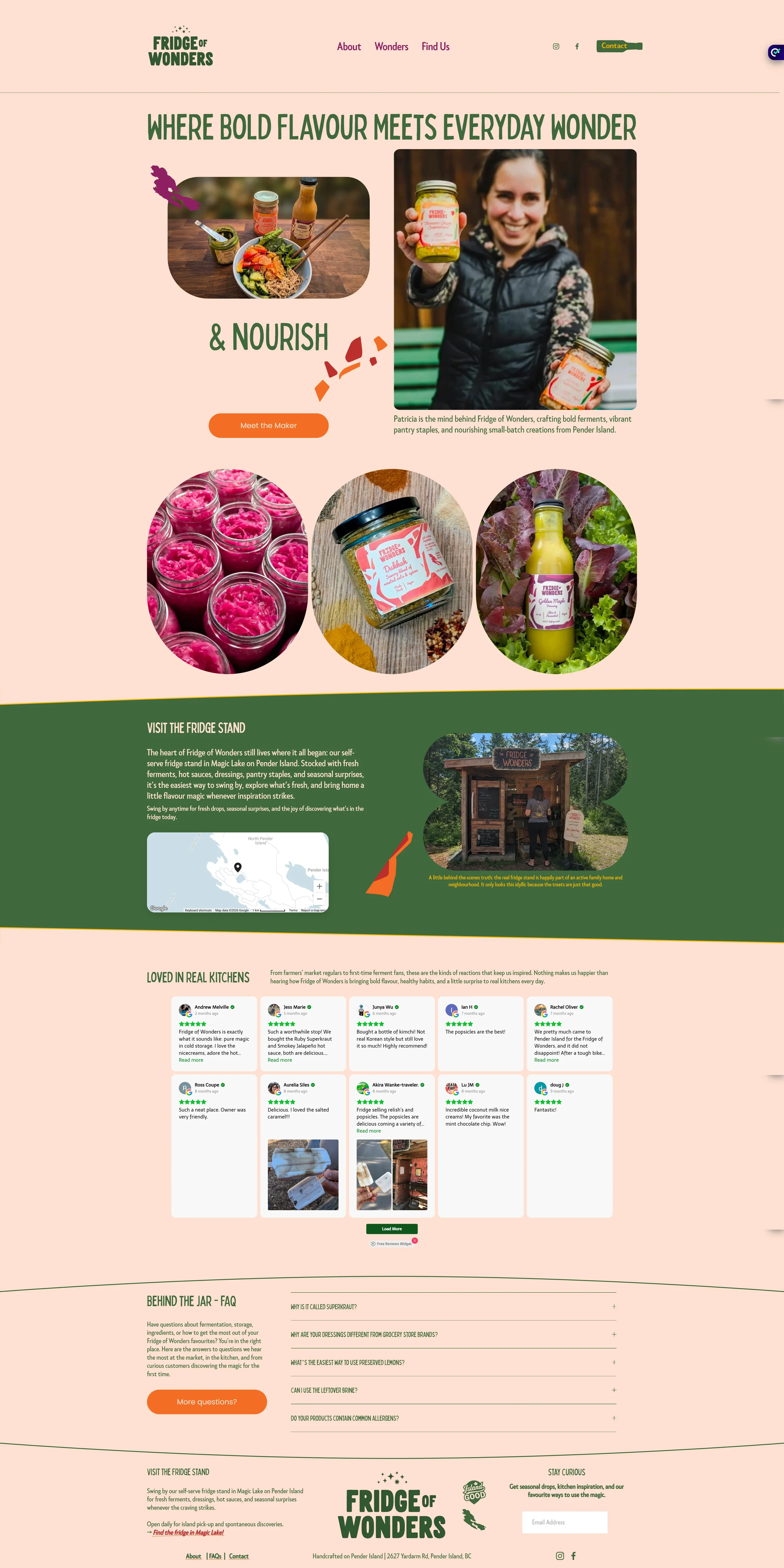 Fridge of Wonders website