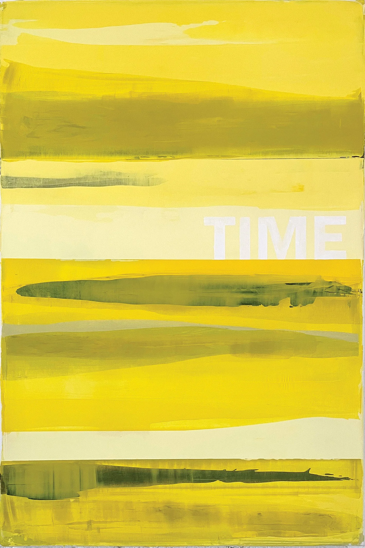 time. an abstract painting by peter scherrer. 24w x 36h. acrylic on canvas.